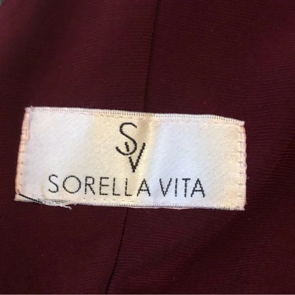 Formal Maroon Dress - Picture 7 of 8